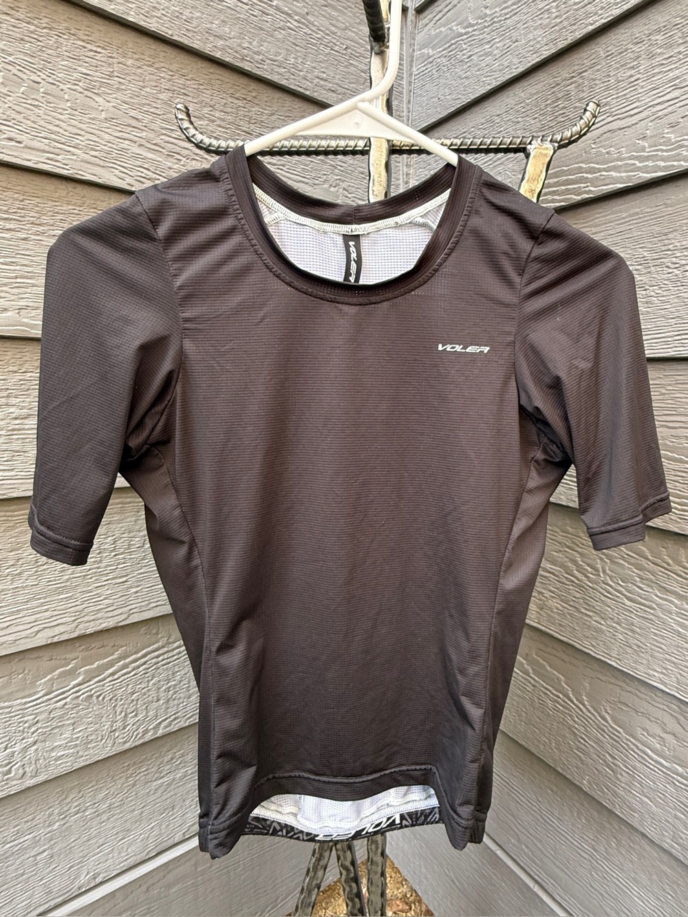 Voler Black Zipperless Cycling Jersey, Women's XS